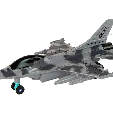 Pilkas nuotolinio valdymo reaktyvinis lėktuvas