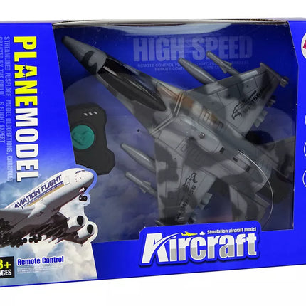 Pilkas nuotolinio valdymo reaktyvinis lėktuvas