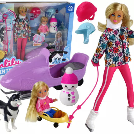 Anlily Lėlė Vaikams Pačiūžos Žiemos Sportas