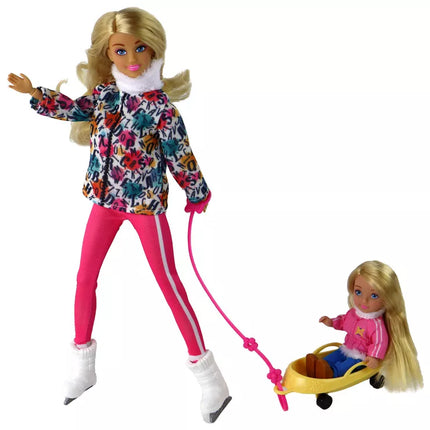 Anlily Lėlė Vaikams Pačiūžos Žiemos Sportas