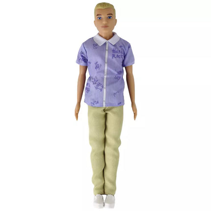 Berniukas lėlė Paulo marškinėliai šviesūs plaukai