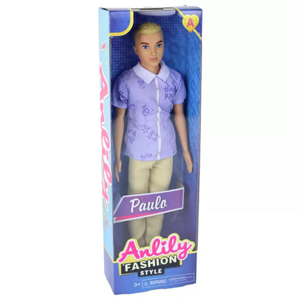 Berniukas lėlė Paulo marškinėliai šviesūs plaukai