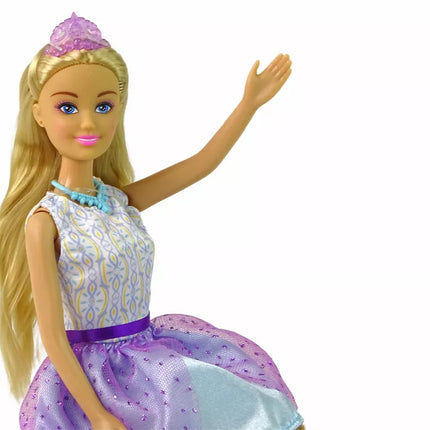 Anlily Princesės Lėlė Violetinė Karalienė