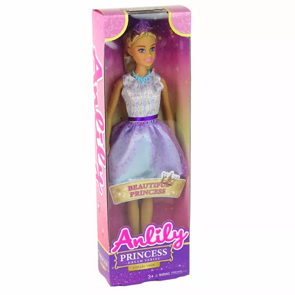 Anlily Princesės Lėlė Violetinė Karalienė