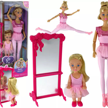 Anlily mama ir vaikas, balerina lėlės