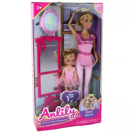Anlily mama ir vaikas, balerina lėlės