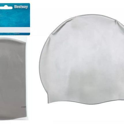 Sidabrinė Bestway 26006 silikoninė maudymosi kepuraitė
