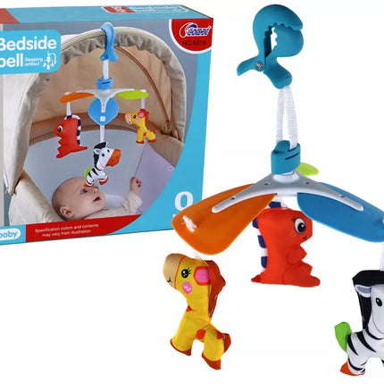 Vaikiška karuselė, gyvūnų spaustukas, spalvinga