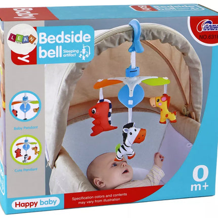 Vaikiška karuselė, gyvūnų spaustukas, spalvinga