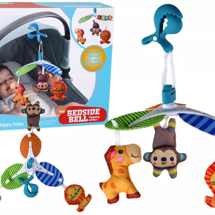 Vaikiškas mobilus gyvūnų segtukas, nešiojamas