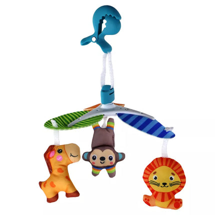 Vaikiškas mobilus gyvūnų segtukas, nešiojamas