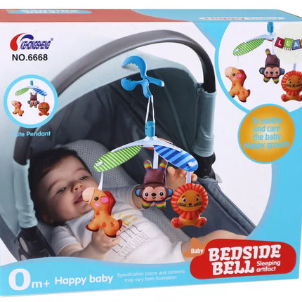 Vaikiškas mobilus gyvūnų segtukas, nešiojamas