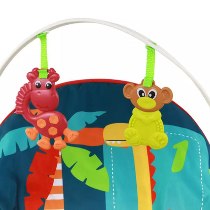 Vaikiška supama kėdutė-gultukas 2in1 su garsais ir vibracija