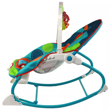 Vaikiška supama kėdutė-gultukas 2in1 su garsais ir vibracija