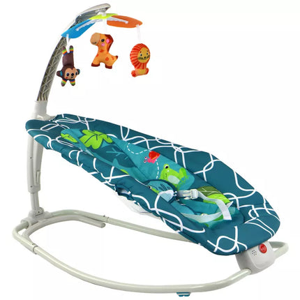 Vaikiška supama kėdutė-lopšys 2in1 su garsais "Varlė"