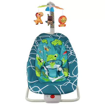 Vaikiška supama kėdutė-lopšys 2in1 su garsais "Varlė"