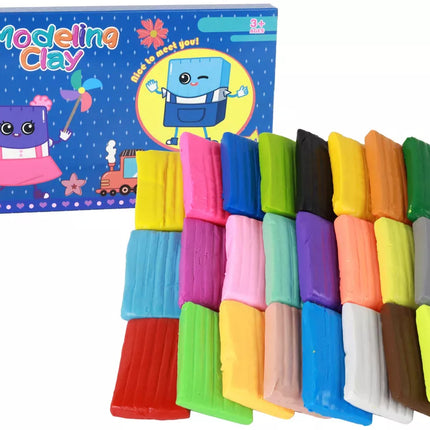 Kūrybiškas plastilino rinkinys, 24 spalvų mišinys