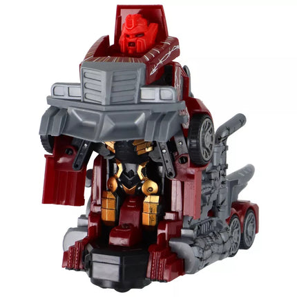 Raudonas sunkvežimis-robotas transformatorius 2 viename