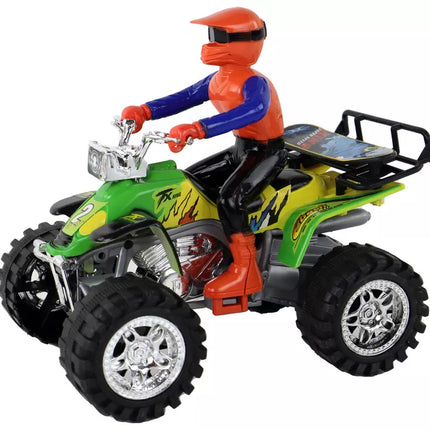 Keturių variklių keturratis bekelės frikcinis pavaros