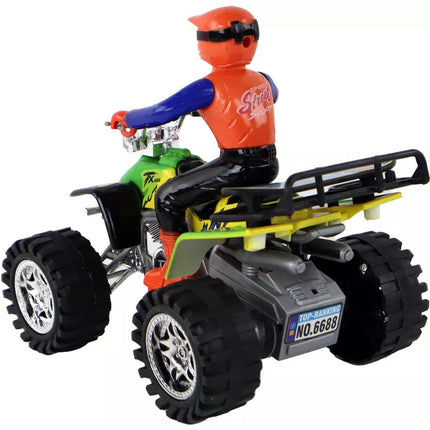 Keturių variklių keturratis bekelės frikcinis pavaros