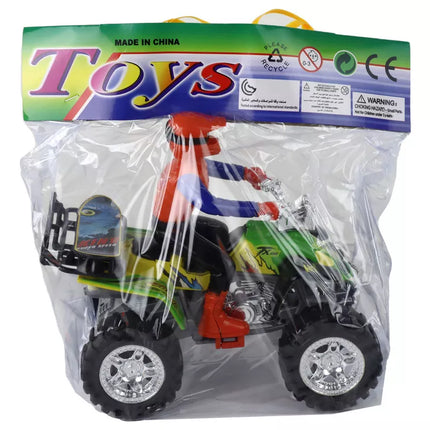 Keturių variklių keturratis bekelės frikcinis pavaros