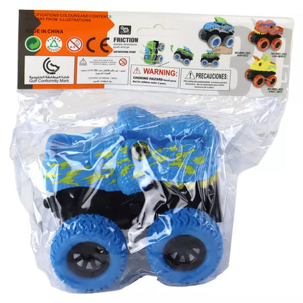 Tyrannosaurus Rex transporto priemonė su frikciniu varikliu, mėlyna