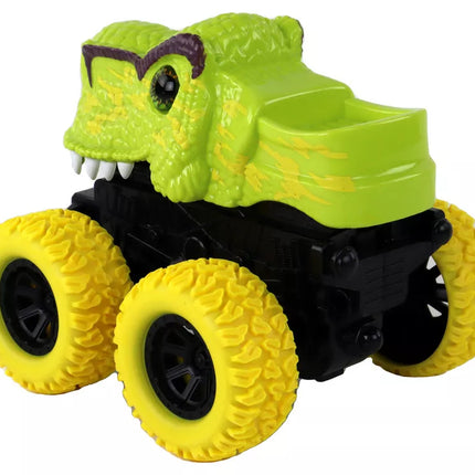 Tyrannosaurus Rex transporto priemonė, frikcinė pavara, žalia