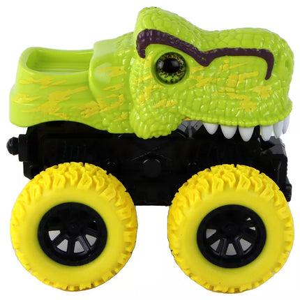 Tyrannosaurus Rex transporto priemonė, frikcinė pavara, žalia