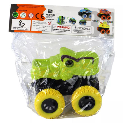 Tyrannosaurus Rex transporto priemonė, frikcinė pavara, žalia