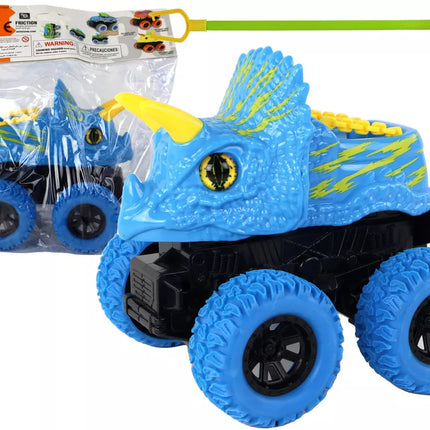 Triratopsas, varomas frikciniu mechanizmu, mėlynas