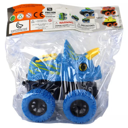 Triratopsas, varomas frikciniu mechanizmu, mėlynas