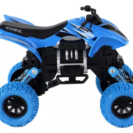 Keturių ratų transporto priemonė XC, frikcinė pavara, mėlyna