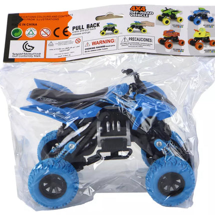 Keturių ratų transporto priemonė XC, frikcinė pavara, mėlyna