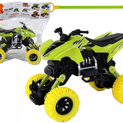 Keturių ratų trinties variklis „XC Quad Vehicle“, žalia spalva
