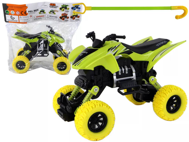 Keturių ratų trinties variklis „XC Quad Vehicle“, žalia spalva
