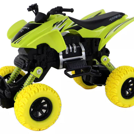 Keturių ratų trinties variklis „XC Quad Vehicle“, žalia spalva