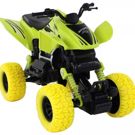 Keturių ratų trinties variklis „XC Quad Vehicle“, žalia spalva