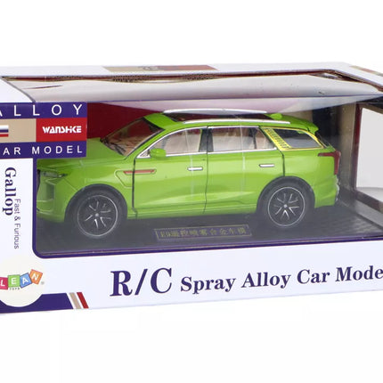Aliumininis RC automobilio modelis 1:24 C spalva žalia