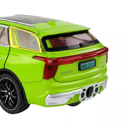 Aliumininis RC automobilio modelis 1:24 C spalva žalia