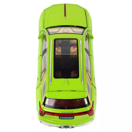 Aliumininis RC automobilio modelis 1:24 C spalva žalia