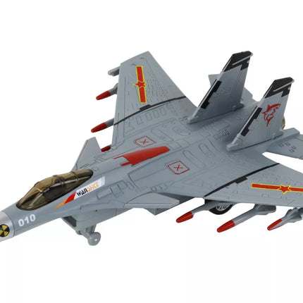 Lėktuvo modelis su trinties pavara, pilkas, juodas arba geltonas