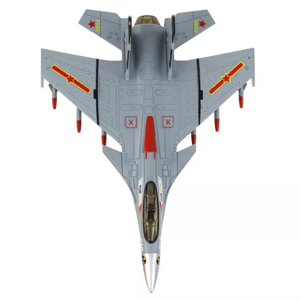 Lėktuvo modelis su trinties pavara, pilkas, juodas arba geltonas