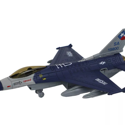 Frikcinio variklio lėktuvo modelis, tamsiai mėlynos arba pilkos spalvos