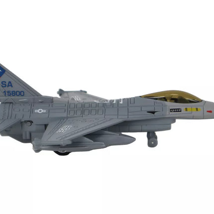 Frikcinio variklio lėktuvo modelis, tamsiai mėlynos arba pilkos spalvos