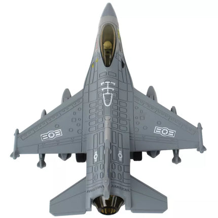 Frikcinio variklio lėktuvo modelis, tamsiai mėlynos arba pilkos spalvos