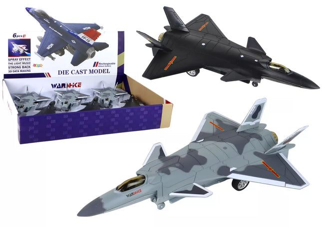 Frikcinio lėktuvo modelis, juodas arba pilkas