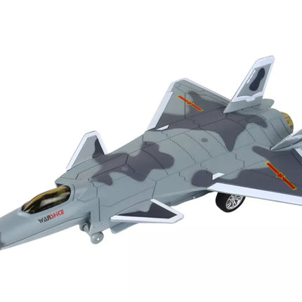 Frikcinio lėktuvo modelis, juodas arba pilkas