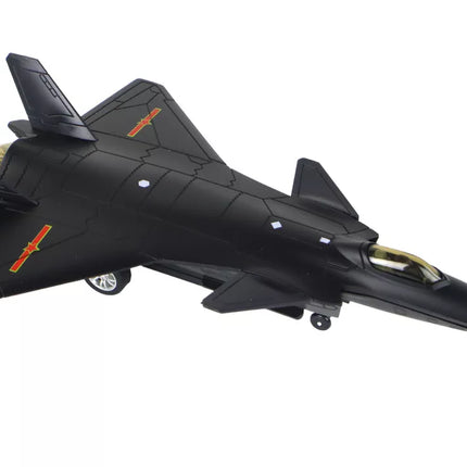 Frikcinio lėktuvo modelis, juodas arba pilkas