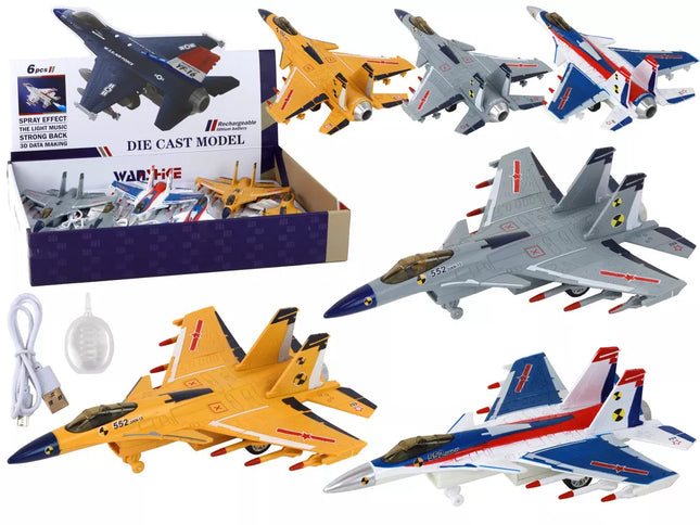 Motorizuotas naikintuvo lėktuvo mišinio porų specialieji efektai