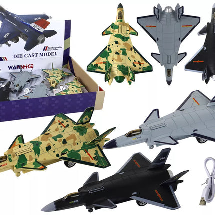 Baterijomis varomas lėktuvo modelis, frikcinė pavara, įkroviklis, 3 tipų pora